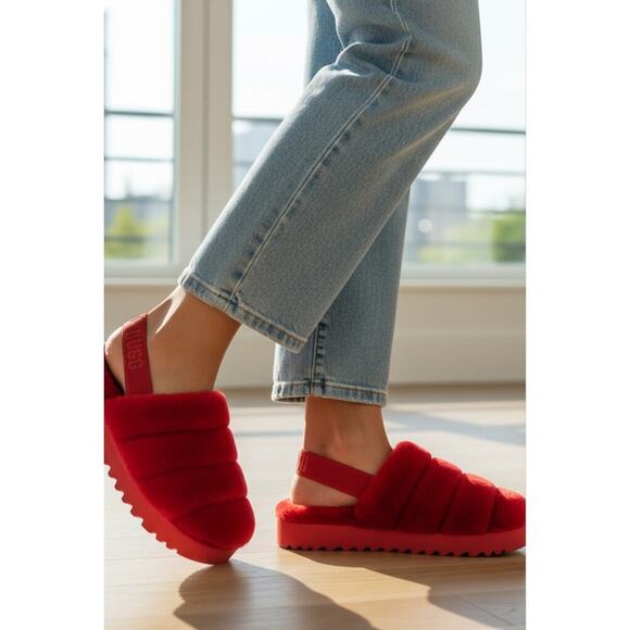 UGG Shoes - UGG Super Fluff Slipper Women's Size 5
